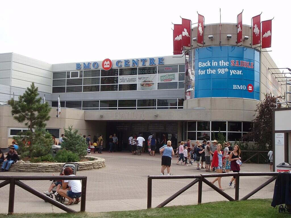 archival image of BMO Centre