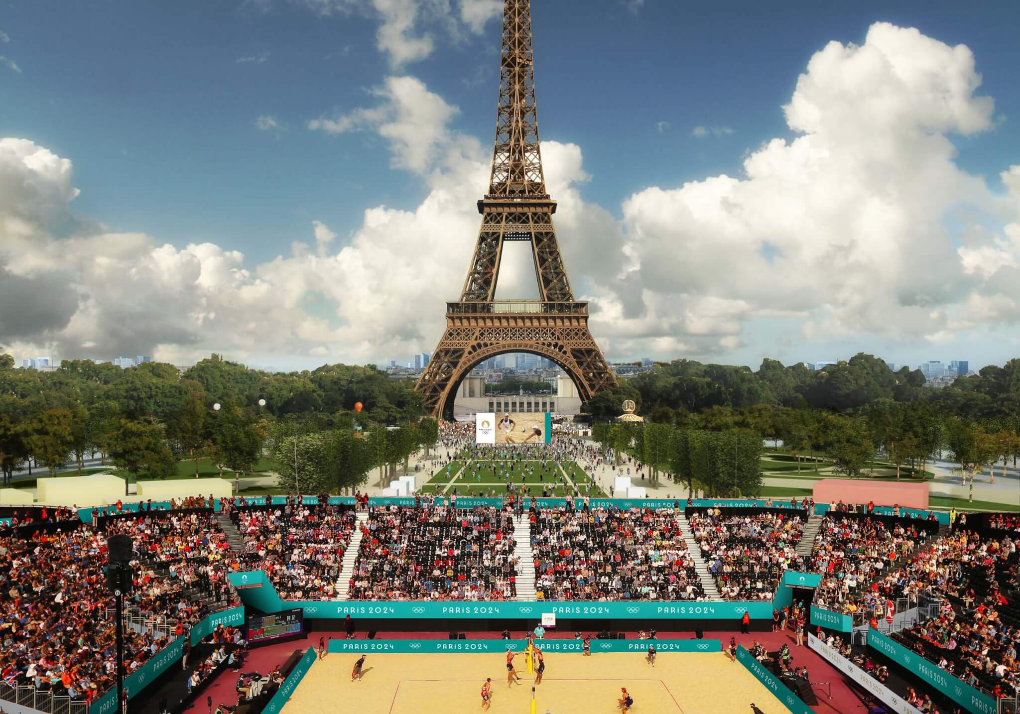 Monuments Turn into Sport Arenas for the Paris 2024 Olympics