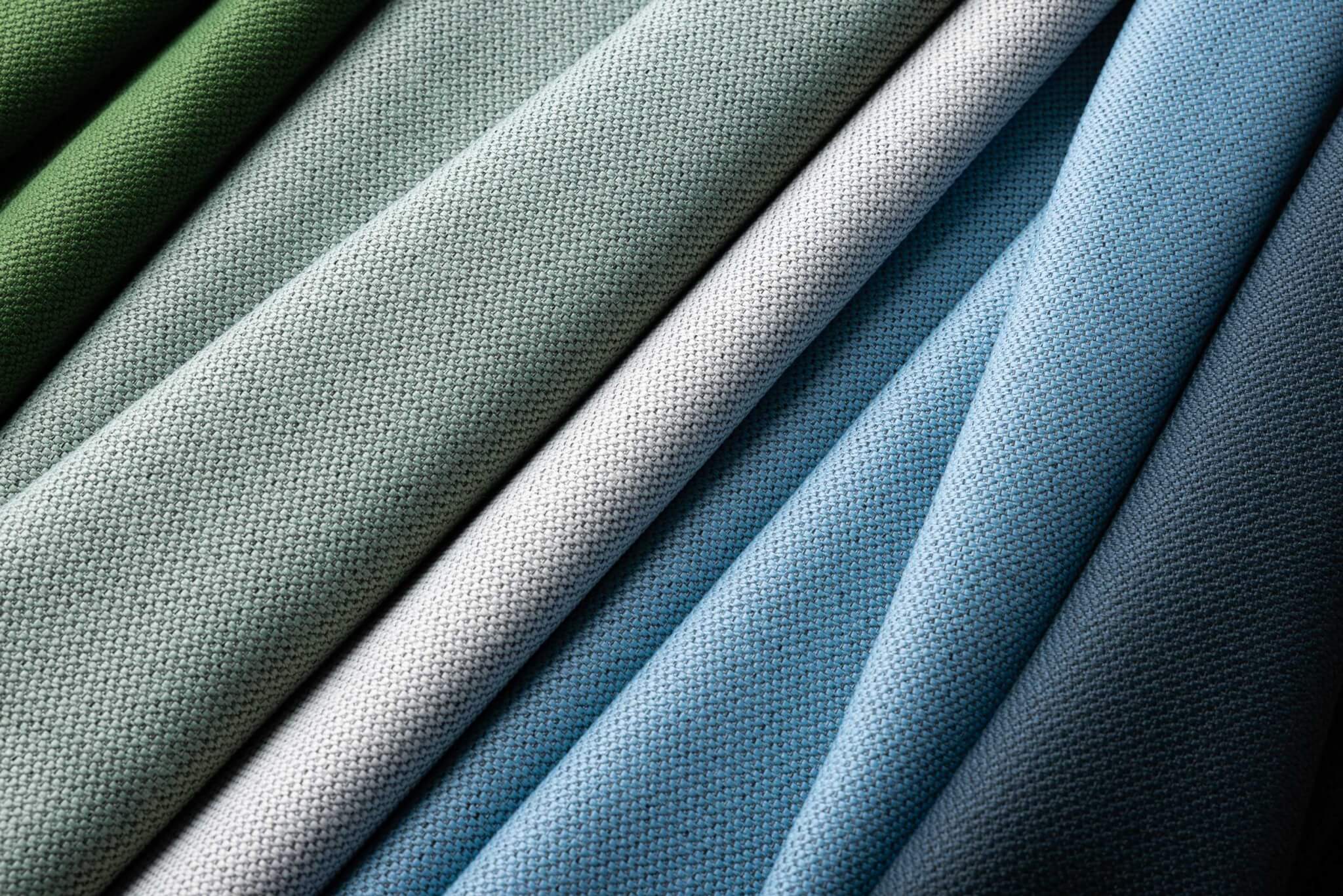 blue fabrics