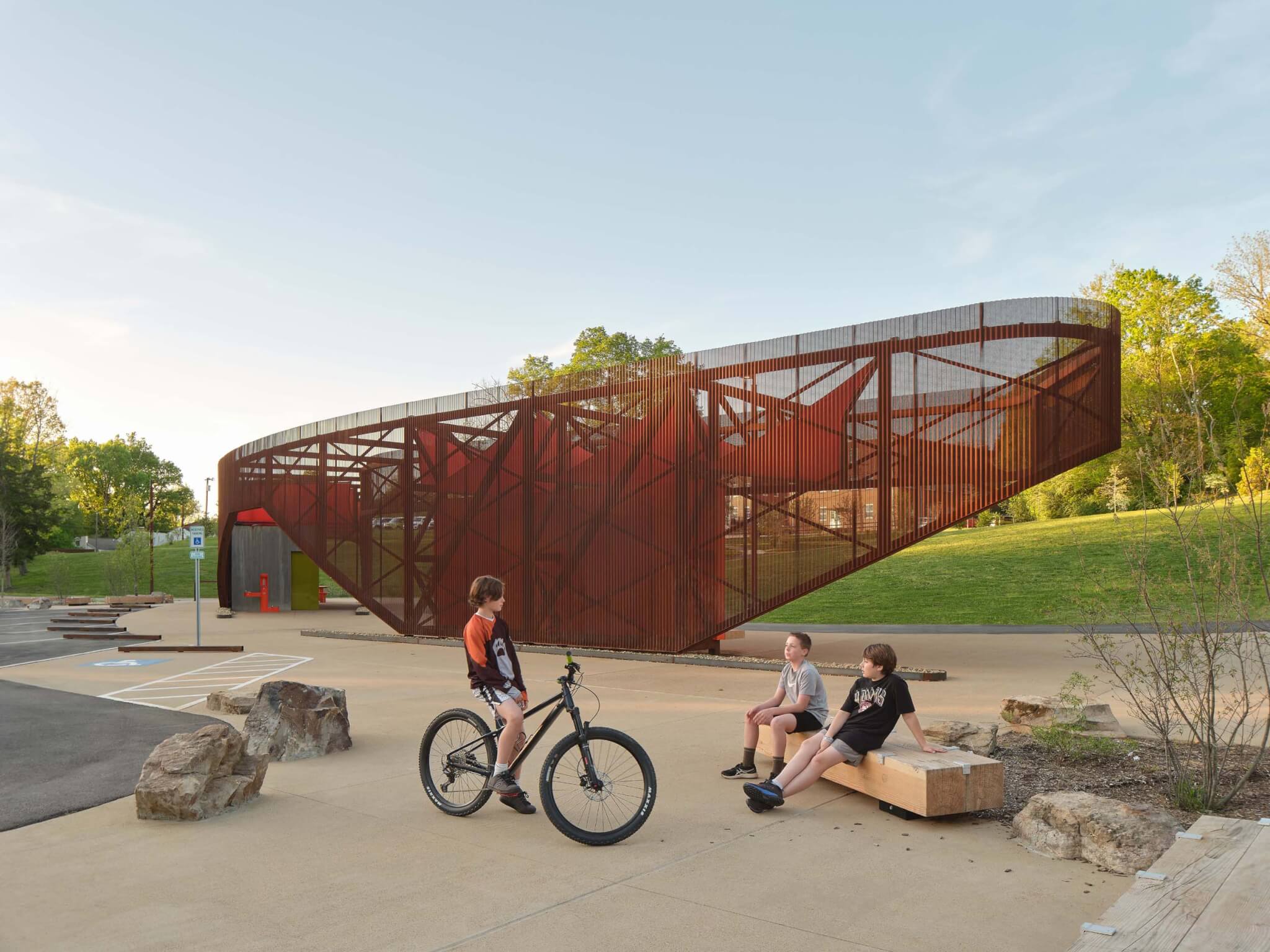 pavilion in Baker Creek Preserve