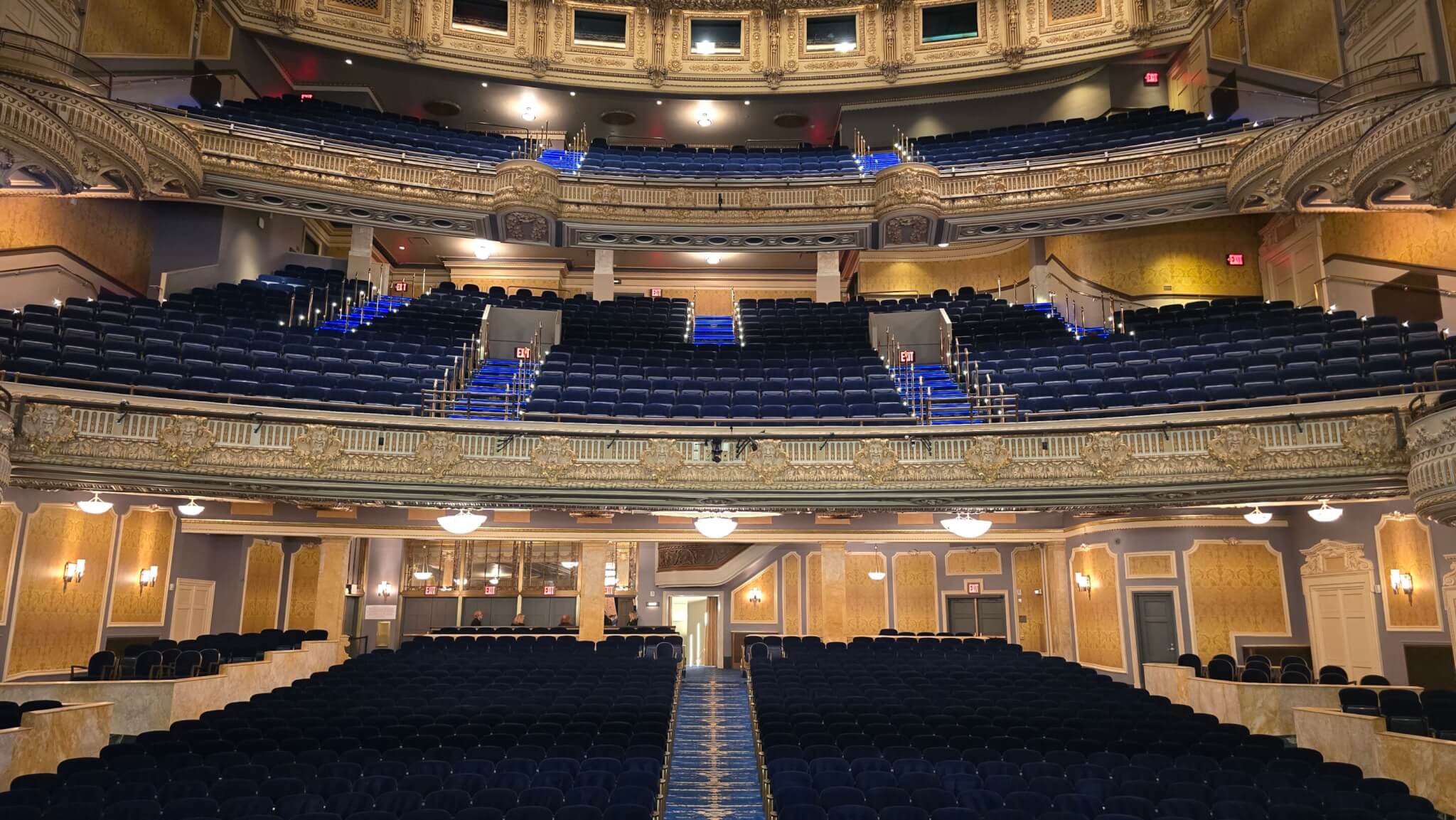 restored interior of the Palace Theater