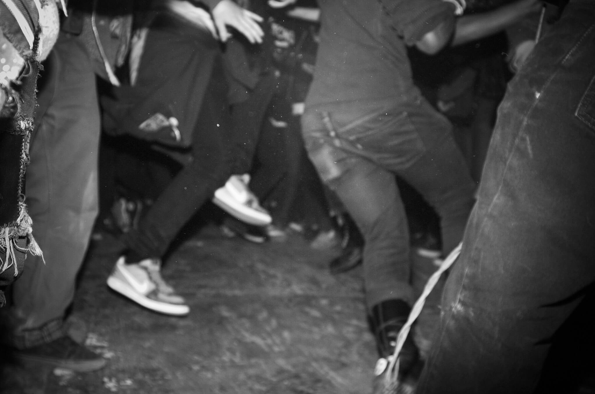 archival image of a mosh at ABC No Rio