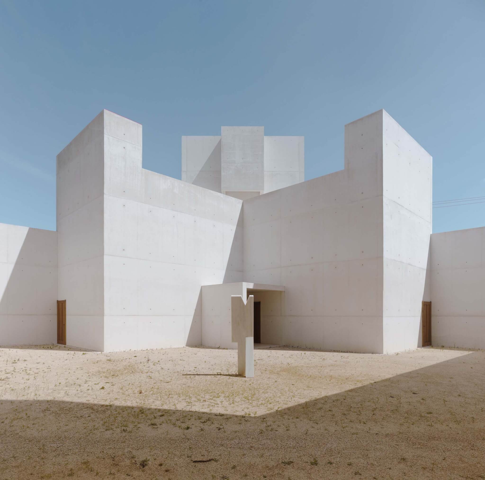 pavilion at Monastery of Leça do Balio by Álvaro Siza