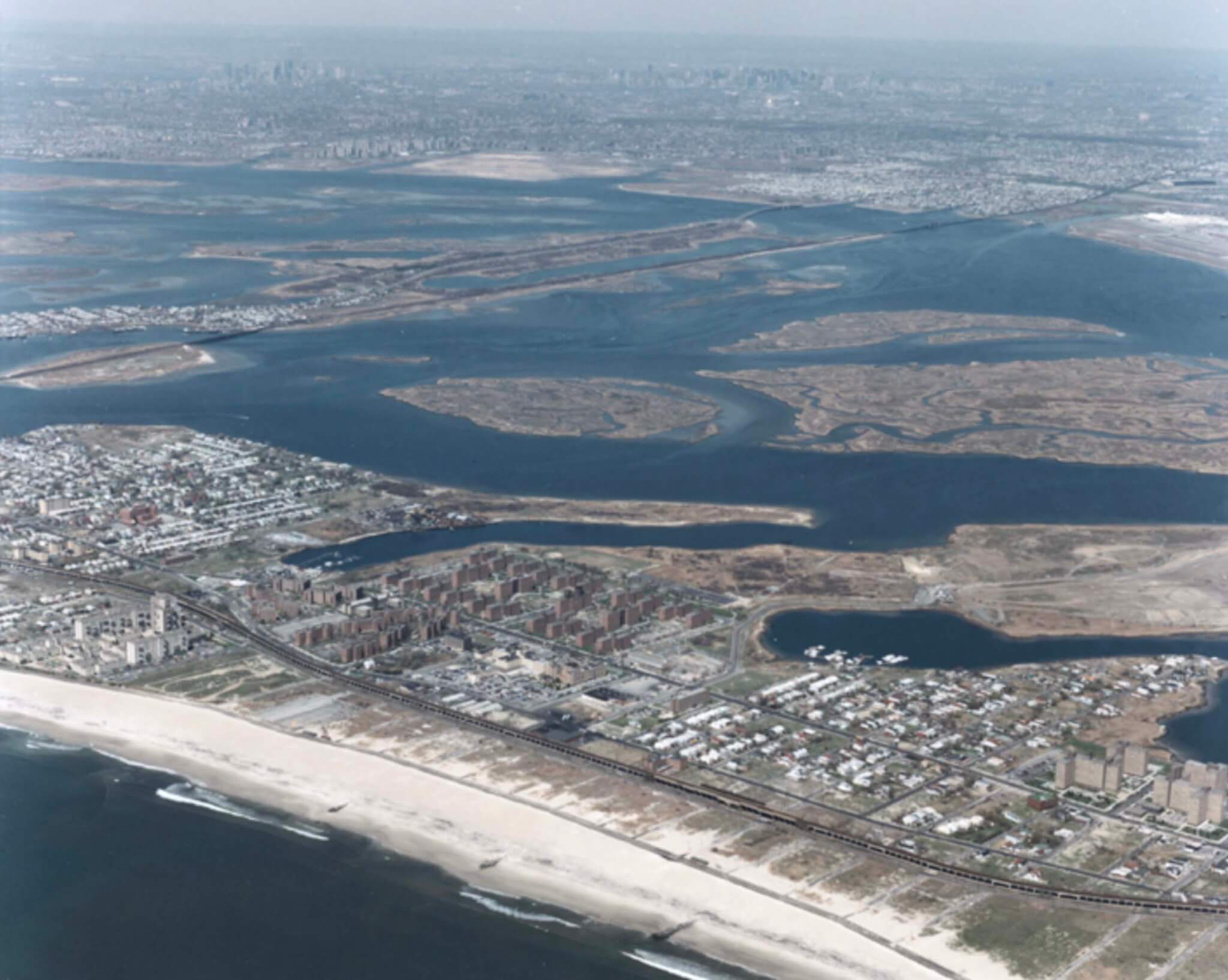 aerial view of Arverne Queens in the Rockaways 2011