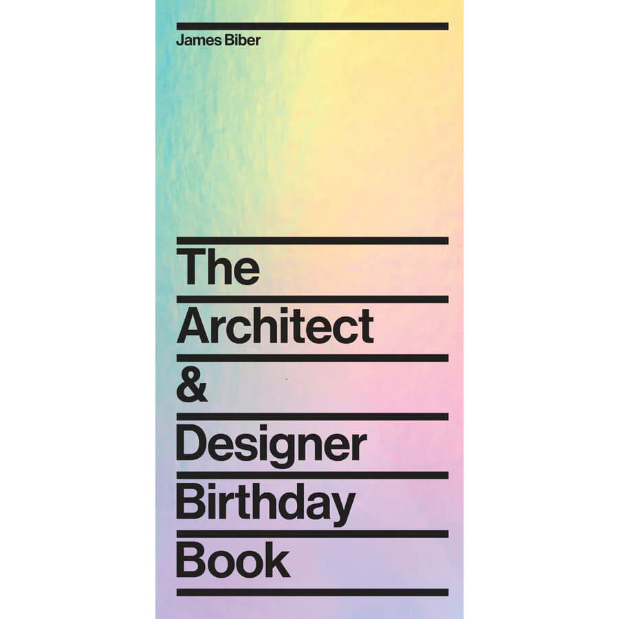 The architect and designer birthday book