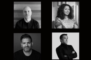 Headshots of Joshua Aidlin, Katherine Darnstadt, Omar Gandhi, and Li Hu, part of the Best of Design 2024 jury