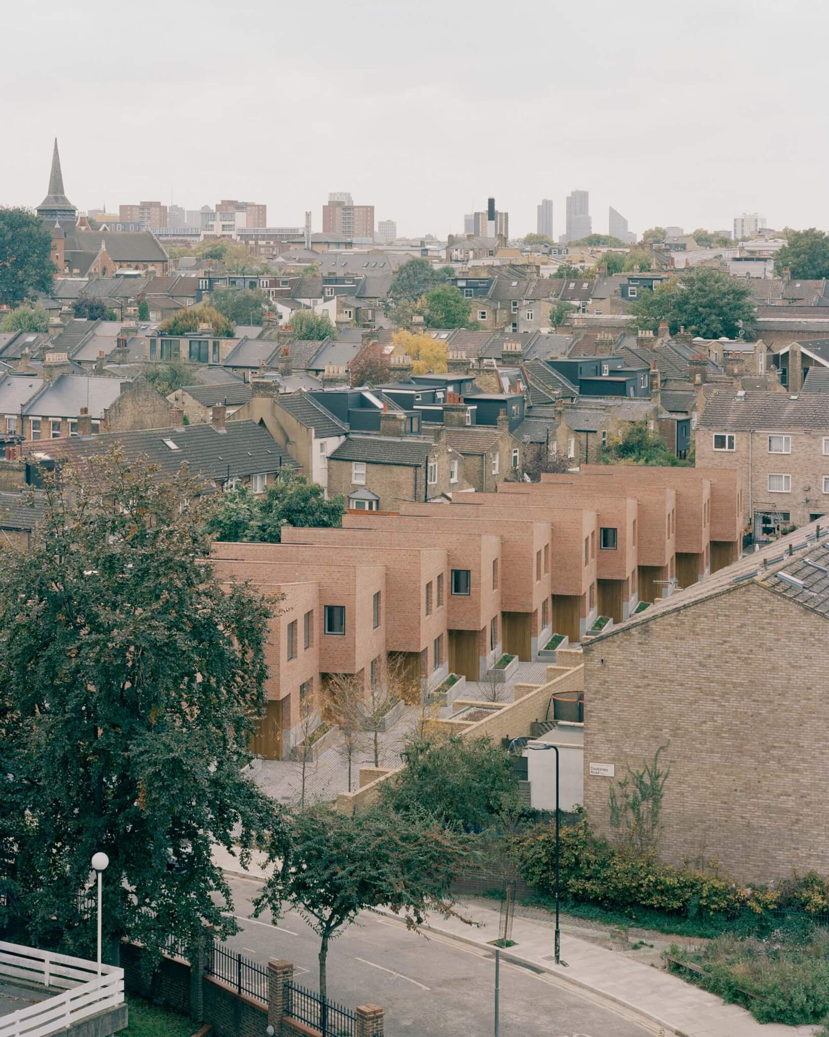 brick housing Chowdhury Walk, one of the six shortlisted Stirling Prize contenders