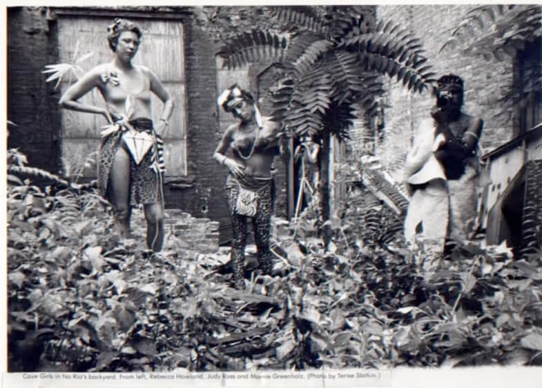 archival image of a movie filmed in the backyard of ABC No Rio