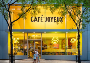 Cafe Joyeux’s first U.S. location is inside an office building in New York City