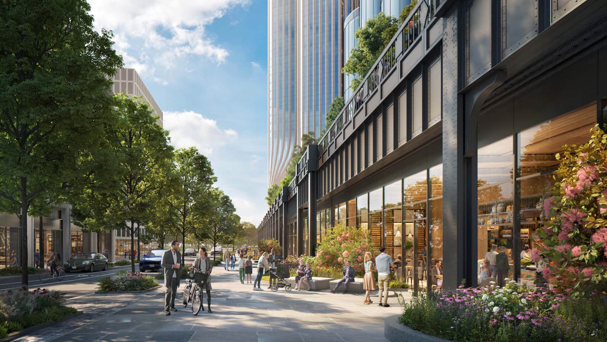 Hudson Yards West from 30th Street and 11th Avenue looking West