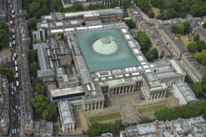 aerial view of the British Museum