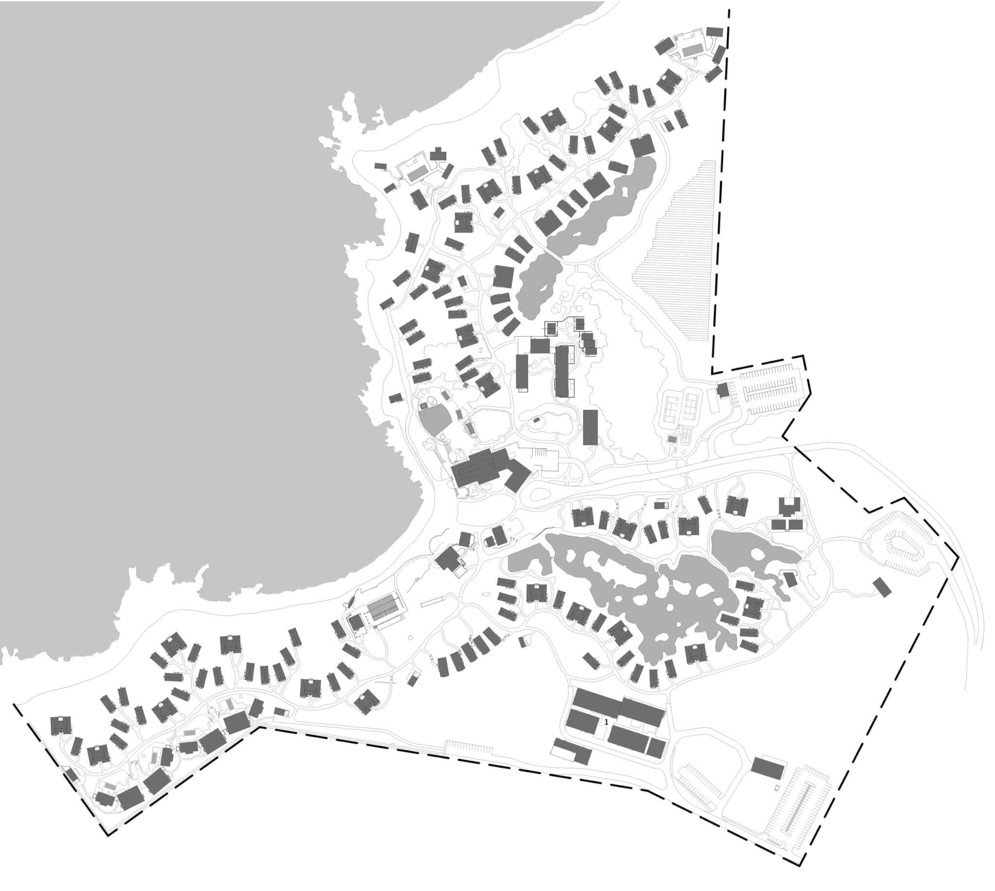 site plan of Kona Village