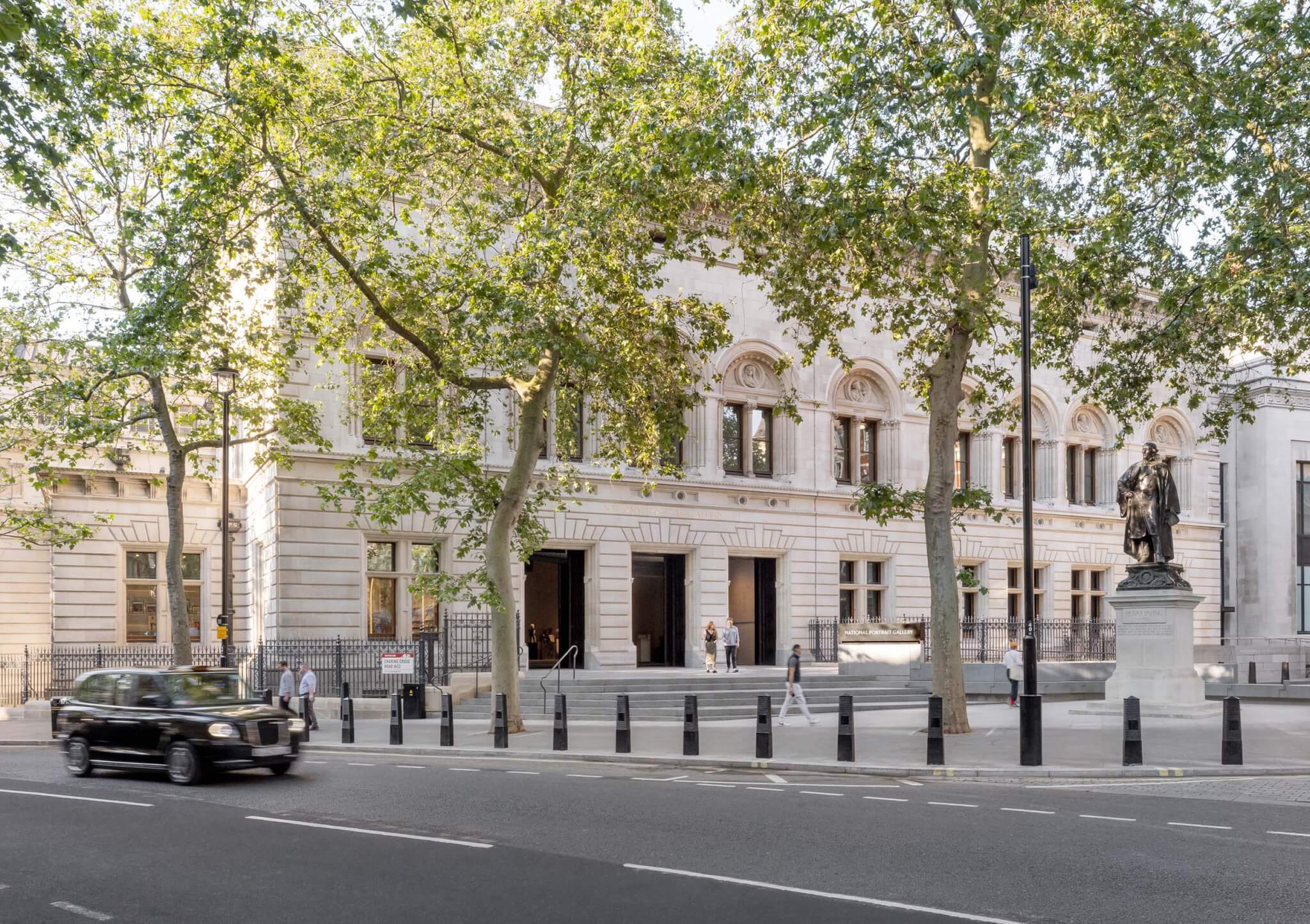 exterior of lightly renovated National Portrait Gallery