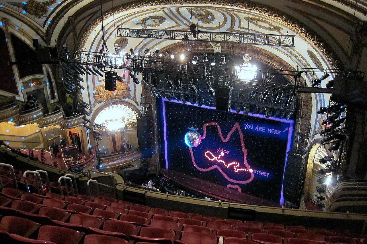 The Palace Theater interior prior to the renovation