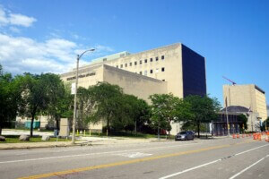 existing Milwaukee Public Museum building showcasing its limestone facade