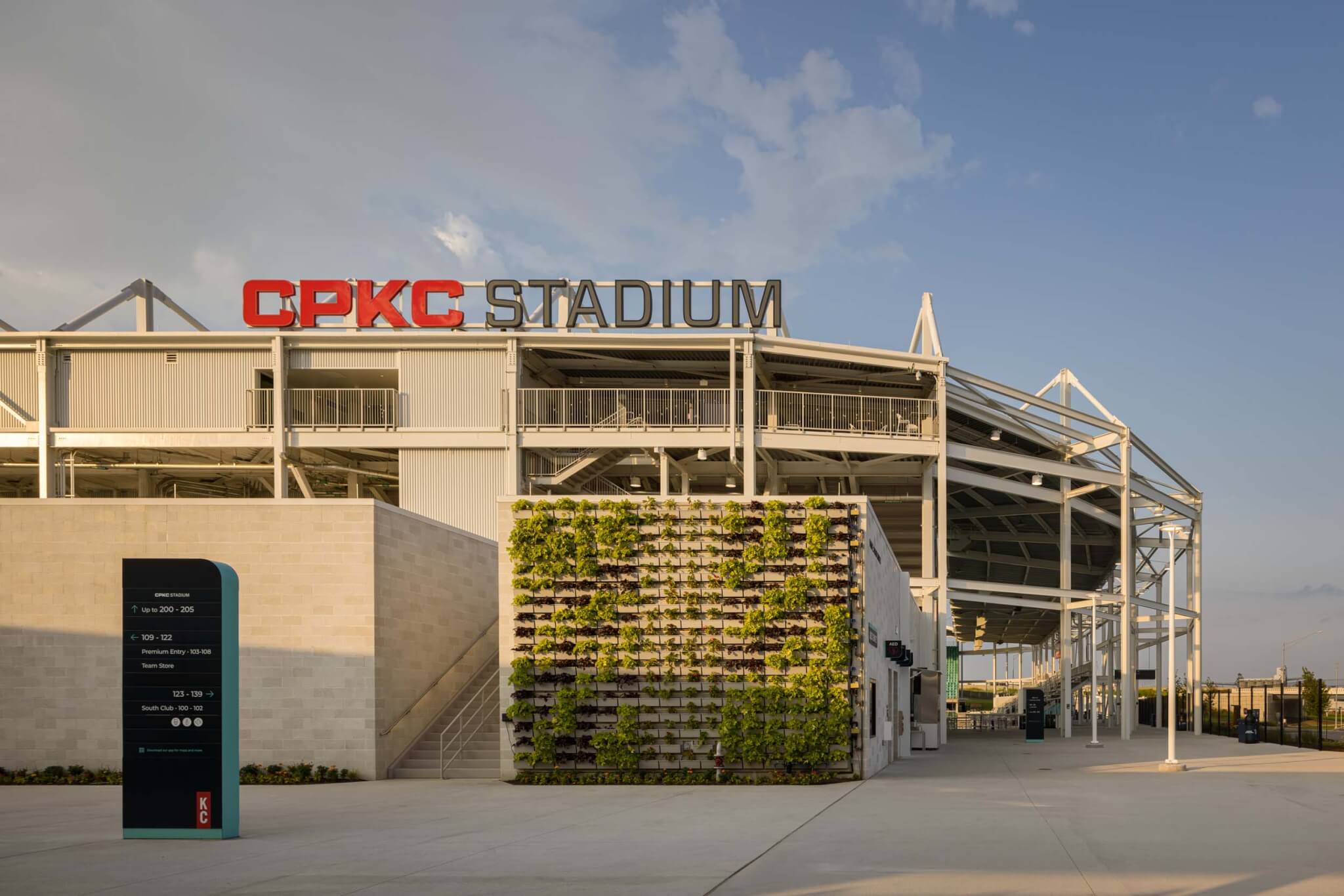 exterior of CPKC Stadium by Generator Studio