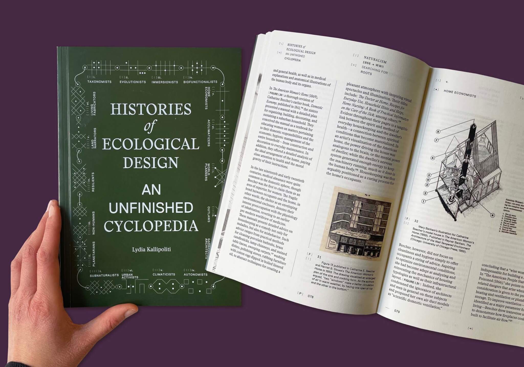 Lydia Kallipoliti’s latest book Histories of Ecological Design: An Unfinished Cyclopedia