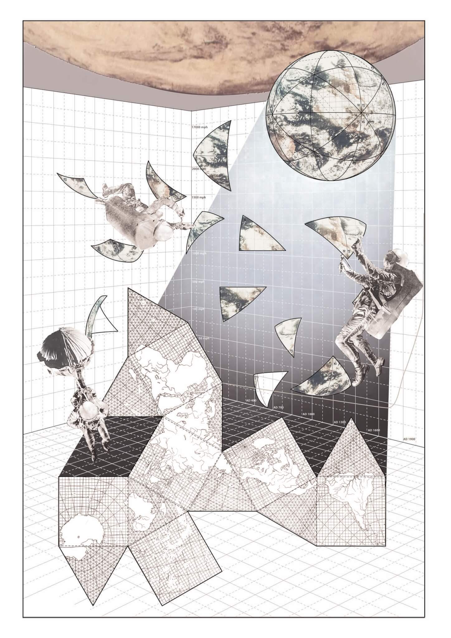 Diagram memvisualisasikan garis keturunan “Perencana Dunia” yang dijelaskan dalam buku tersebut