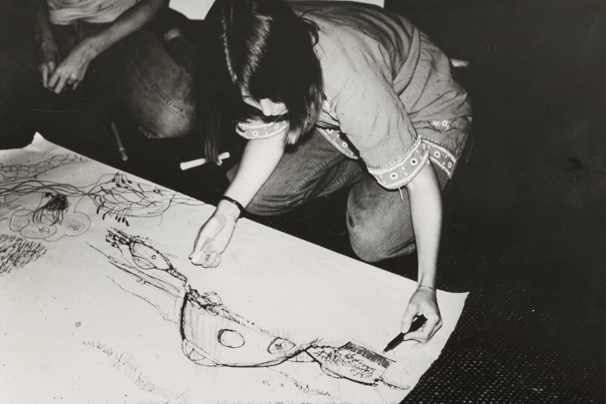 Photograph from the “Fantasizing Design: Phyllis Birkby Builds Lesbian Feminist Architecture” exhibition.