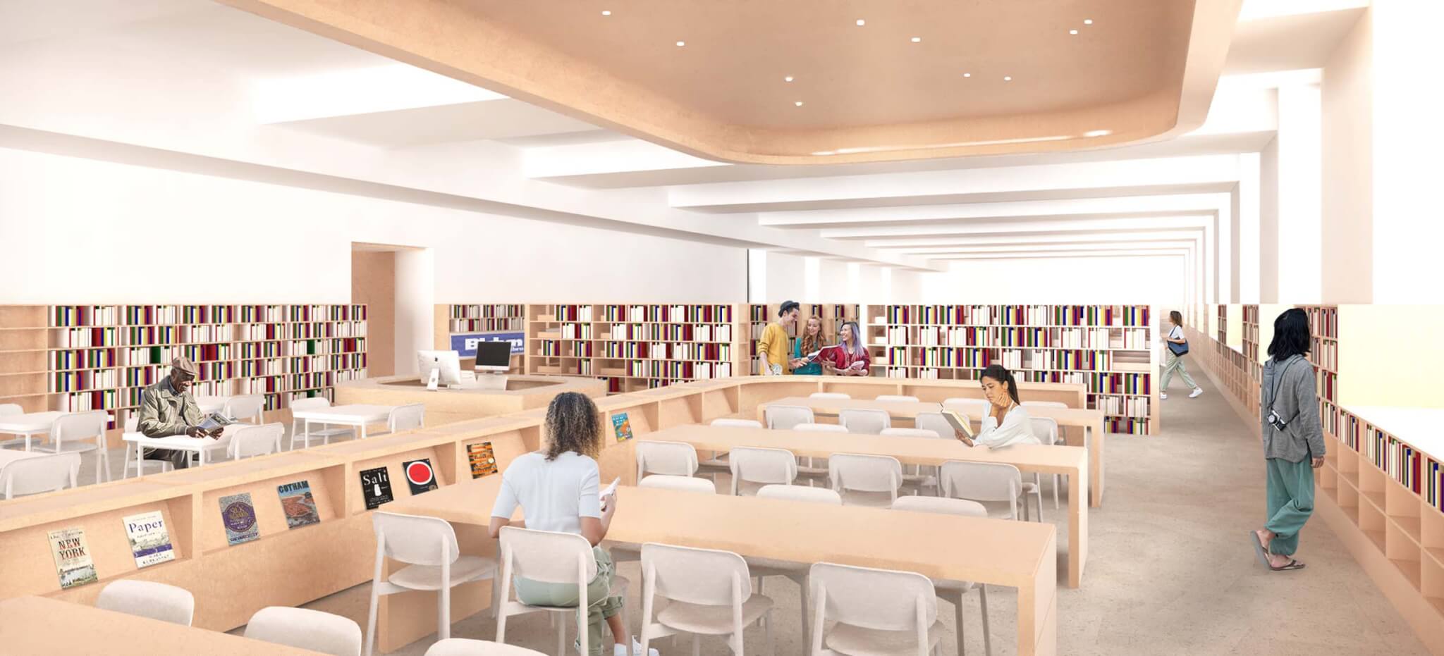 collections reading room at brooklyn public library central library