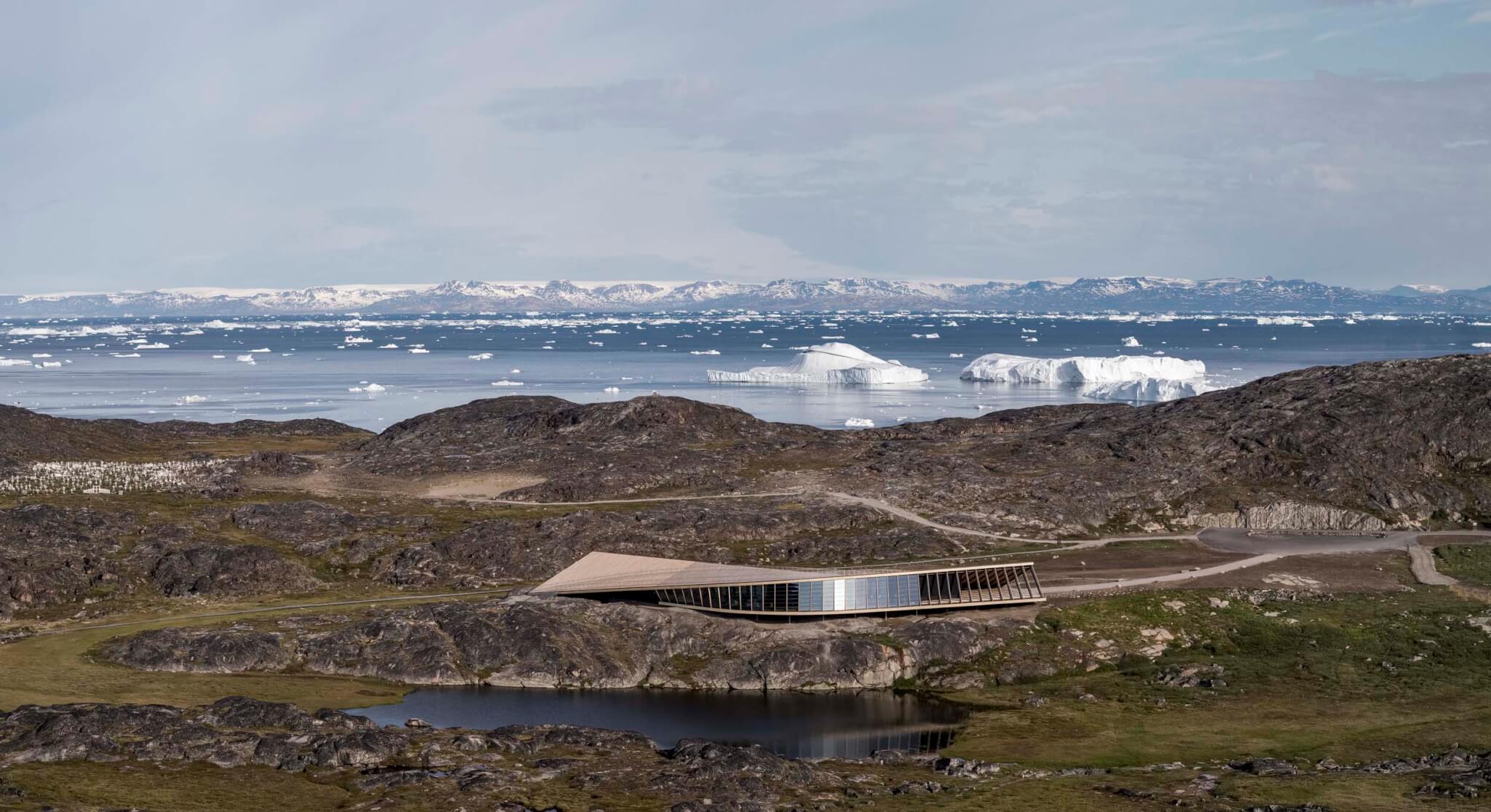 Icefjord Center, a climate center, by Dorte Mandrup