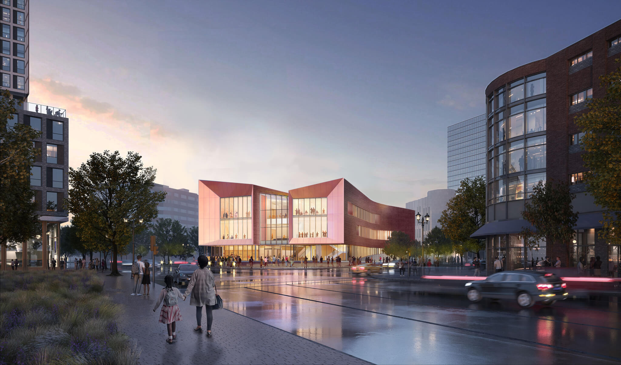 Cooperman Family Arts Education and Community Center by Weiss/Manfredi for New Jersey Performing Arts Center (NJPAC)