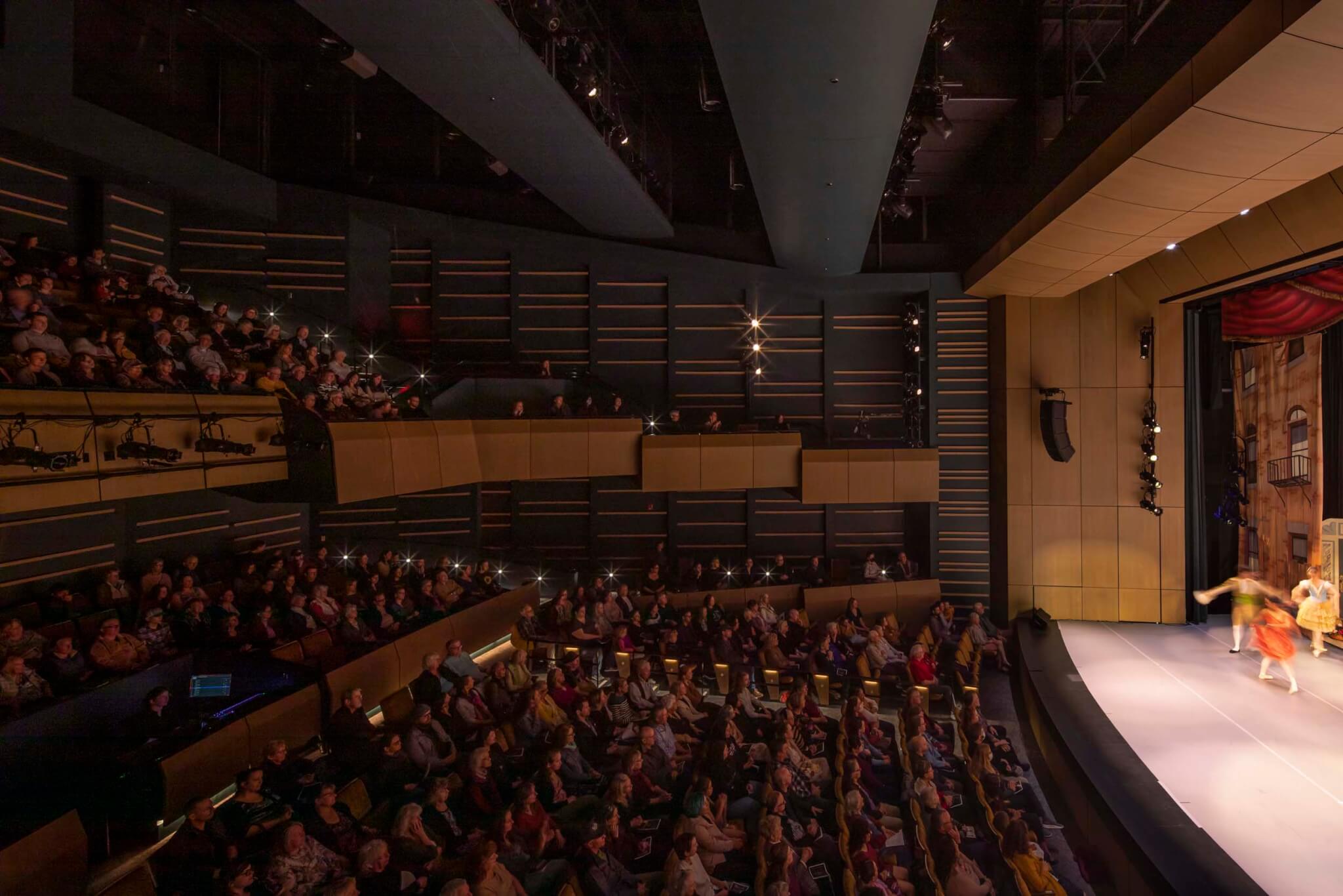 theater inside the Field Arts & Events Hall by LMN Architects