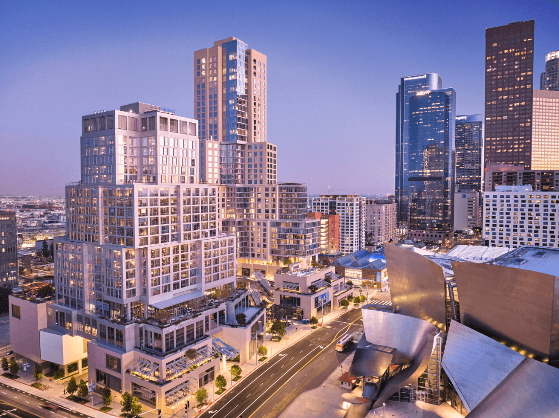 The Grand Los Angeles by Frank Gehry, where DATALAND will be built