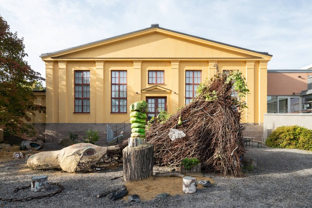 Utsikten by MYCKET, an art piece made of sticks and brambles