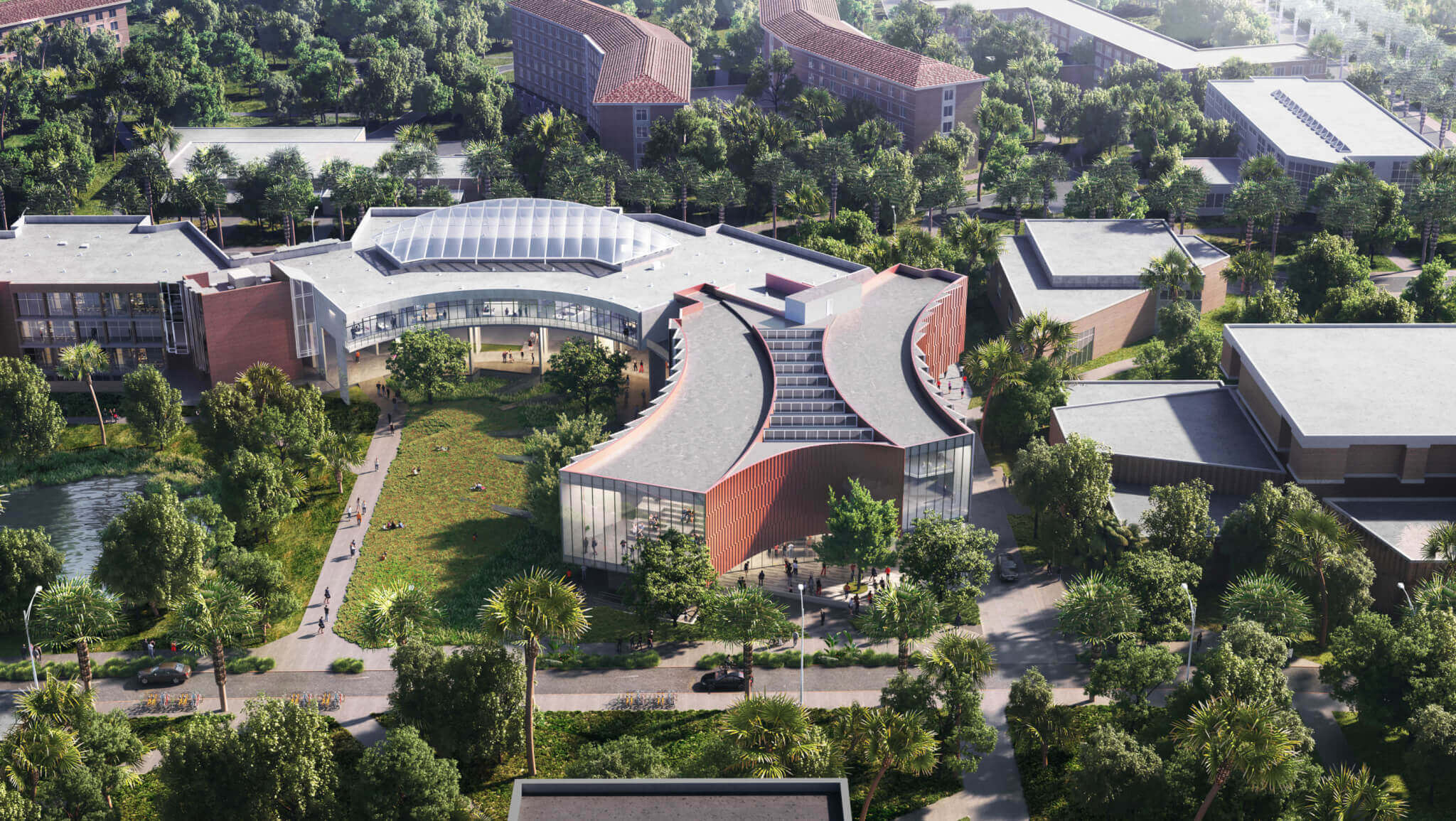 rendering of University of Florida’s School of Design Construction and Planning