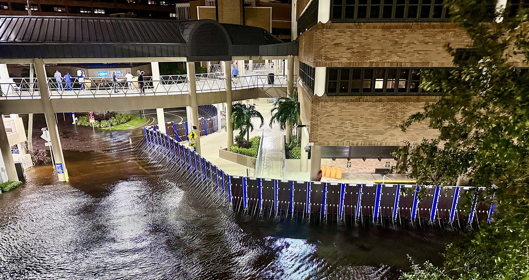 rising waters from Hurricane Helene were stymied by AquaGate at Tampa General Hospital