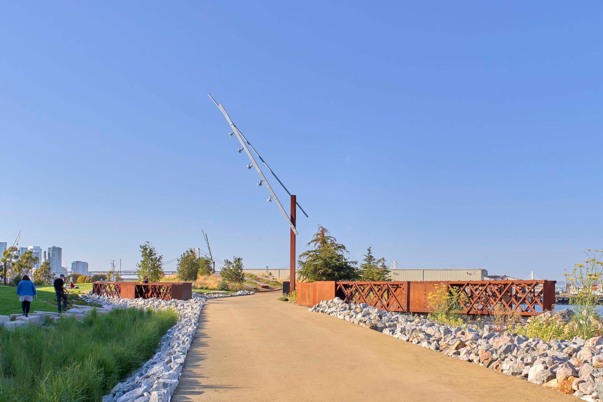 pathways in bayfront park 