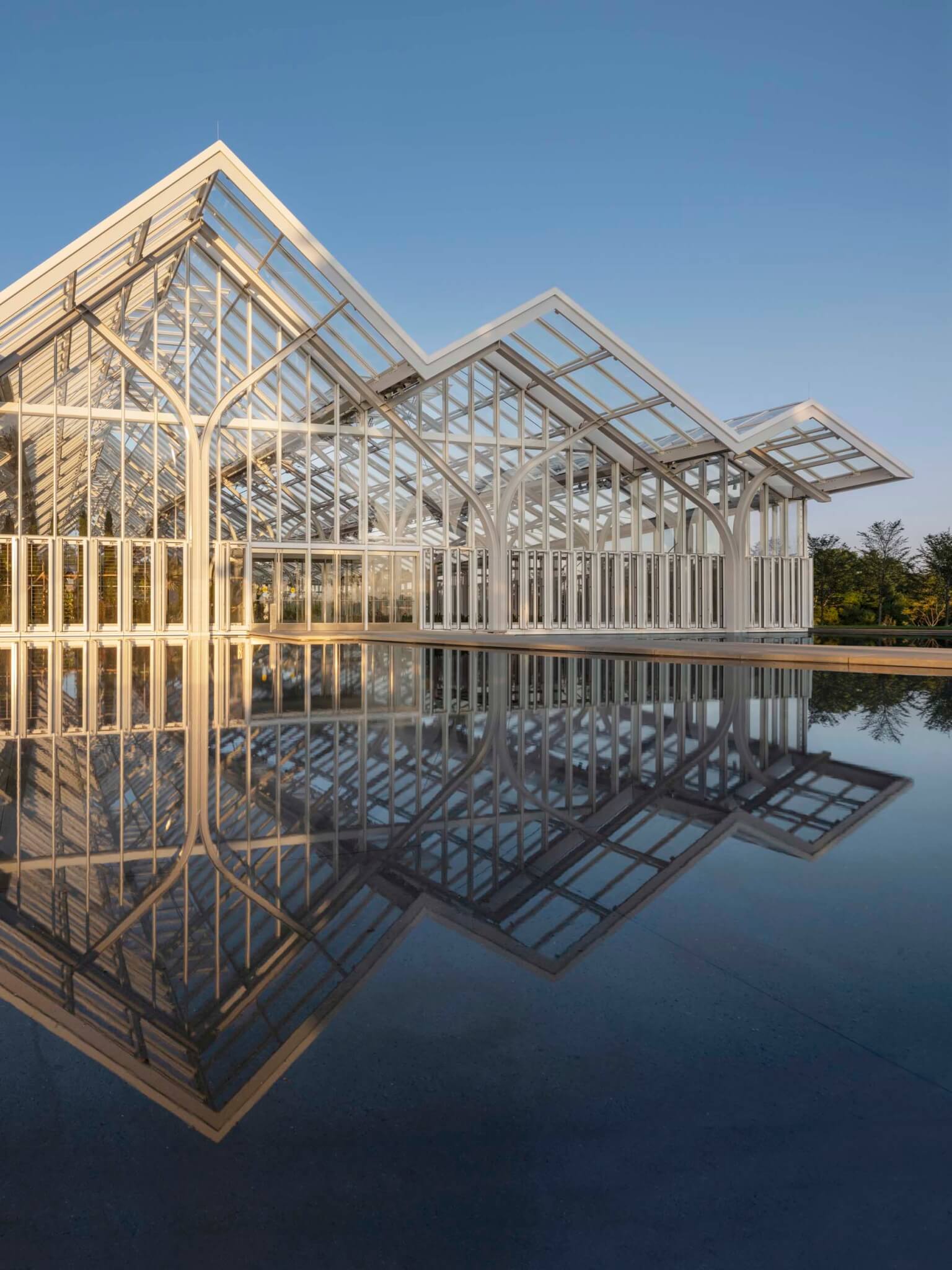 Interior of the West Conservatory at Longwood Conservatory