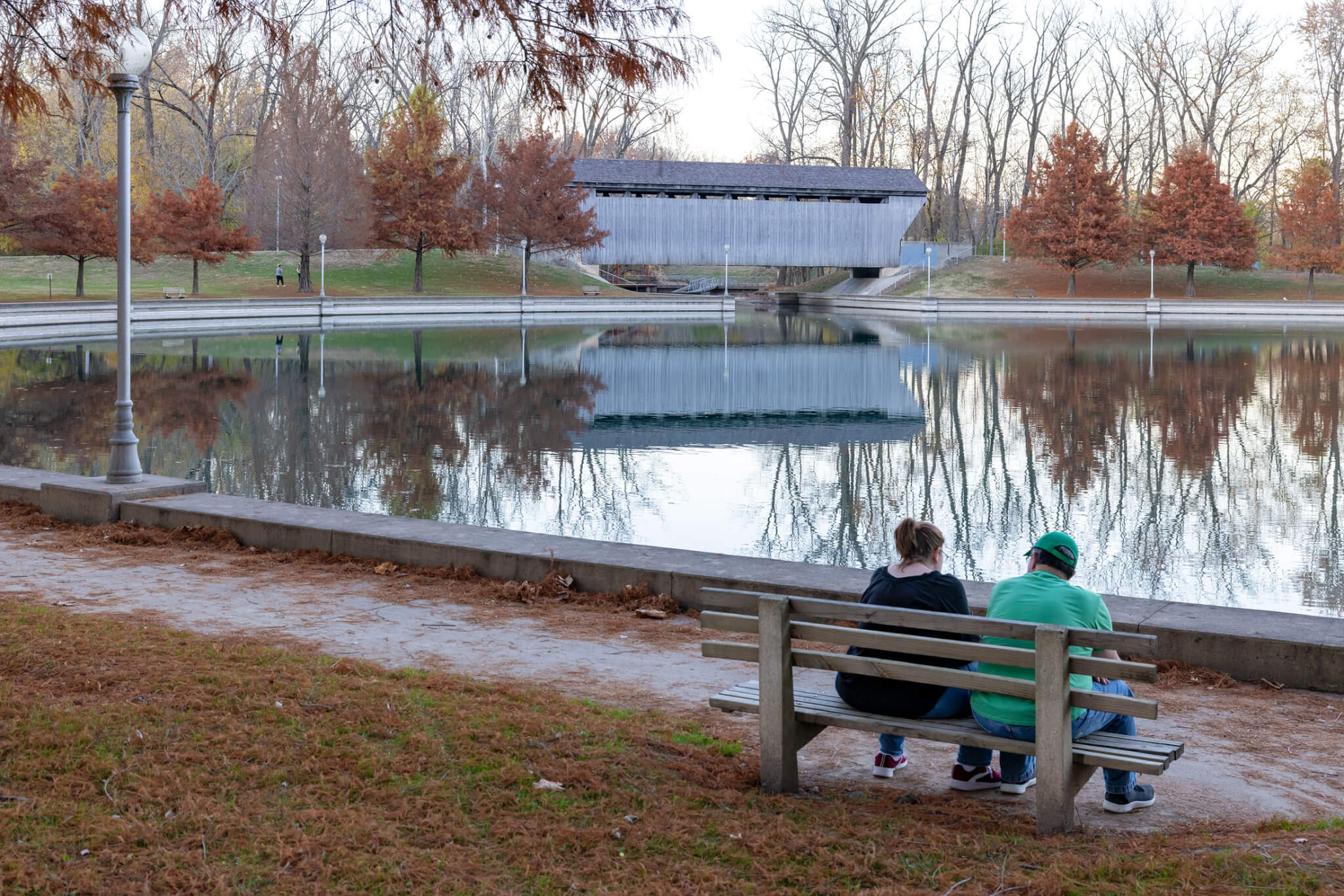 Mill Race Park in Columbus, Indiana