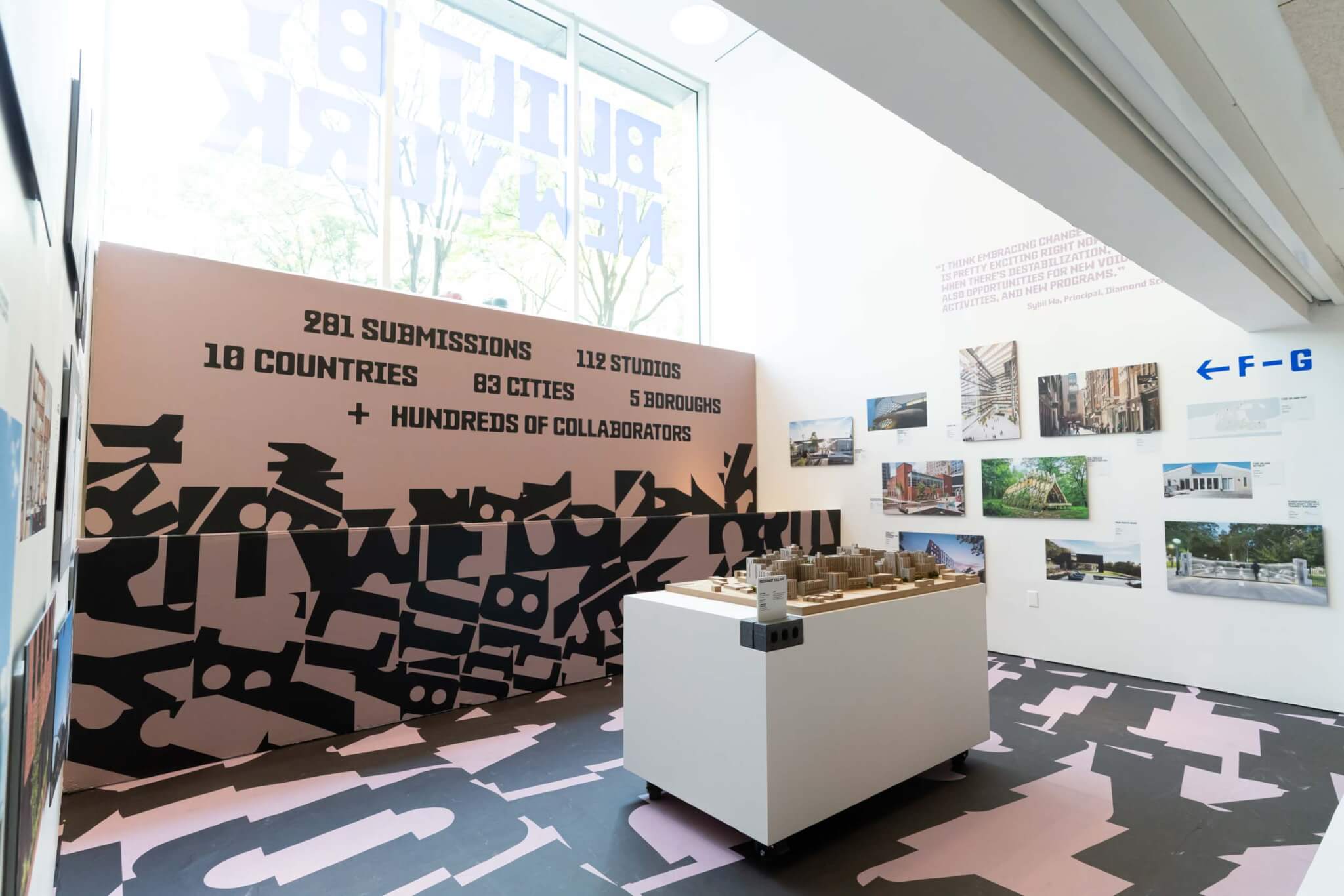 exhibition of show at Center for Architecture