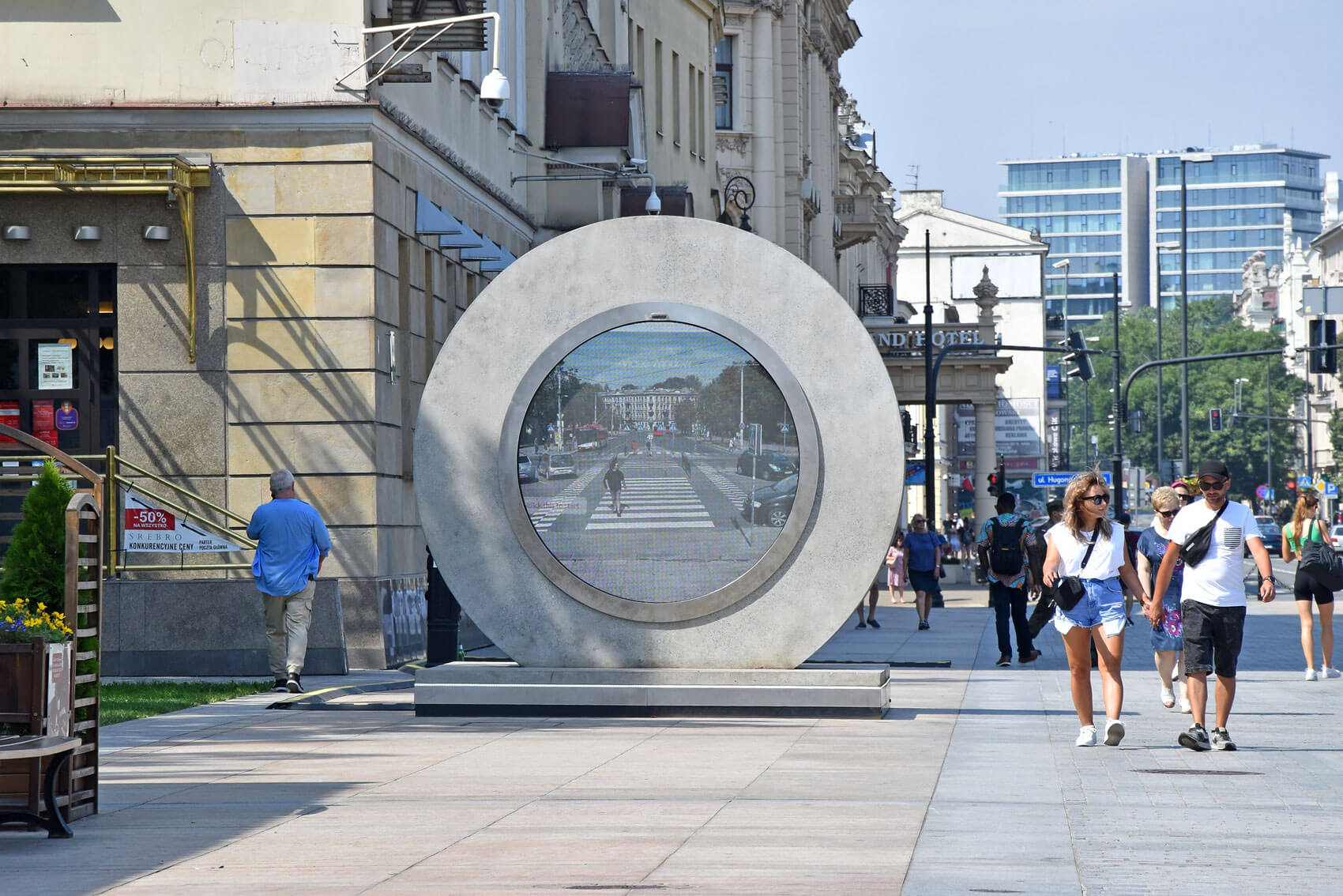 The Portal located on a street in Vilnius, Lithuania