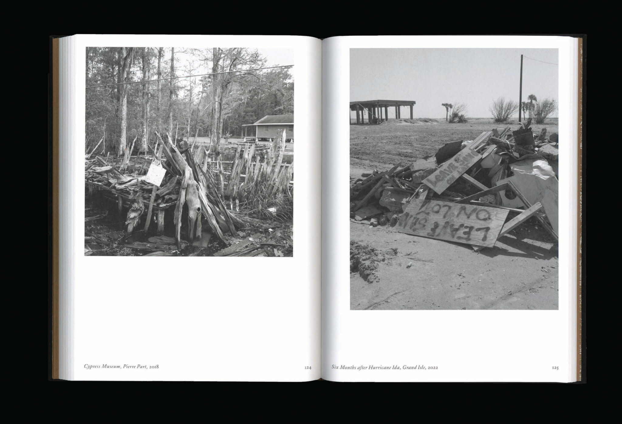 images on a two-page spread from a new photography book by Virginia Hanusik